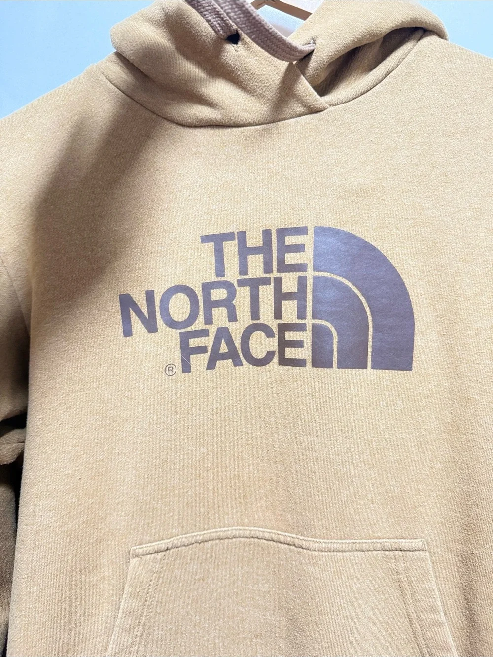 The North Face Men’s Brown Logo Pullover Hoodie